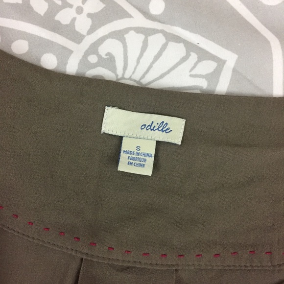 Anthropologie Odille Freya Top, Brown Small - Picture 3 of 6